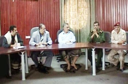 اجتماع اللجنة الامنية بمحافظة الضالع برئاسة المحافظ أمس